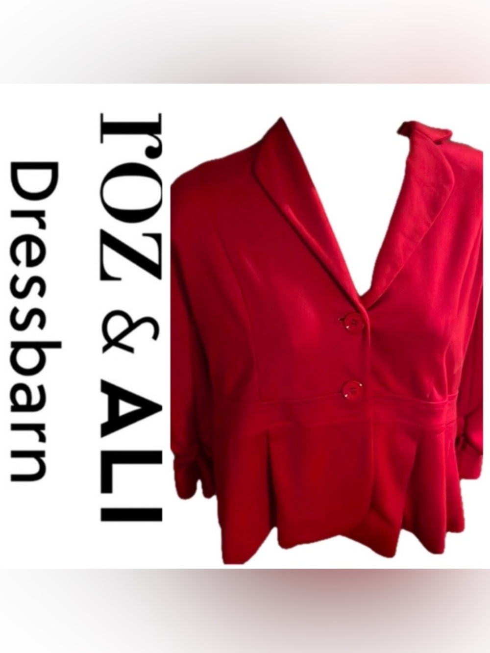 Red Button Blazer ❤️